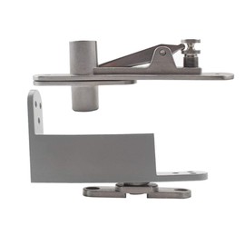 TamBee Self Closing Door Pivot Hinges Heavy Duty Hinges for Wood Doors 360 Degree Shaft Stainless Steel Pivot Hinge System (Self Closing L Shape)