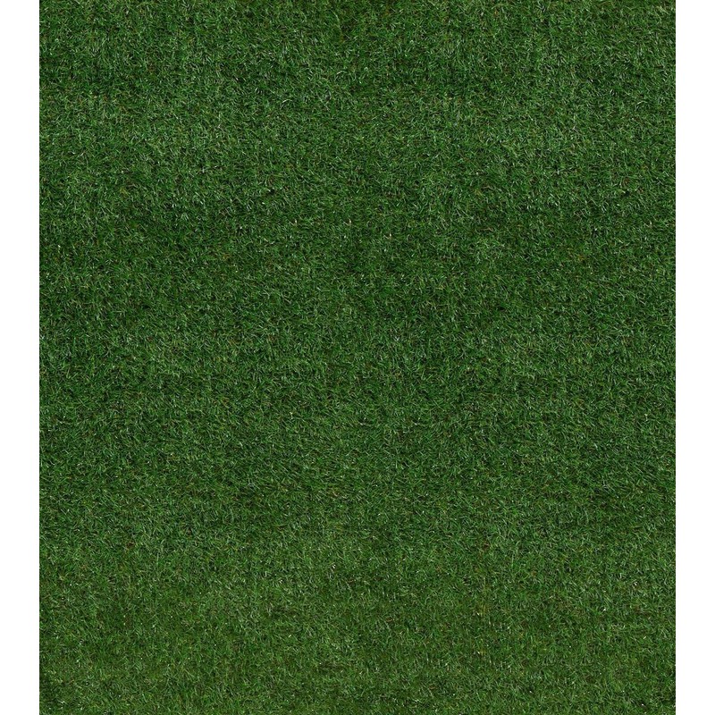 Ottomanson Garden Grass Artificial Turf Runner Rug, 20"X59", Green