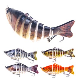 Trout Fishing Lures | Angling Baits for Lake - 3D Realistic Robotic Fishing Lure for Saltwater and Freshwater Trout Catfish