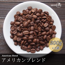KAFFEE FIKA American Blend, 7.1 oz (200 g), Home-roasted Coffee, Shallow Roasted Coffee Beans (Beans Remain)