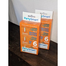 Himalaya Herbals PartySmart 6x2 Pack 12 Total Exp Oct 2024 Vegetarian Capsules