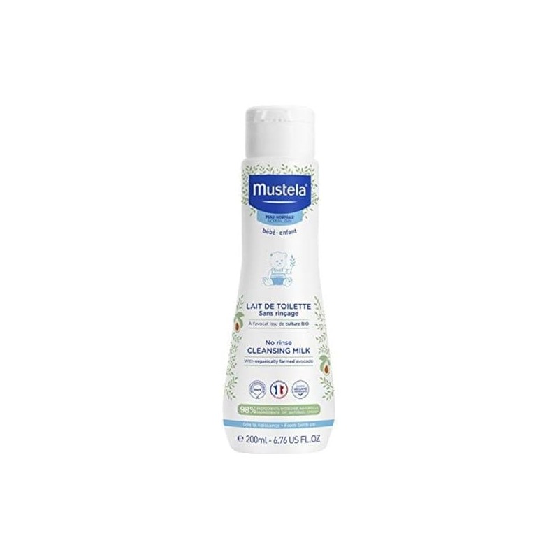 Mustela Solución Limpiadora con Textura Cremosa para Bebé o Niño