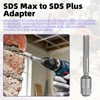 SDS Max to SDS Plus Adapter Kit with 10mm Quick