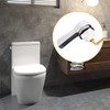 Hibbent Universal Metal Side Mount Toilet Handle Replacement Kit, Brass