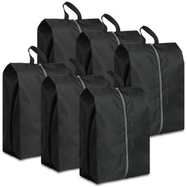 Shoe Bags for Travel, Set of 6 Pack Travel Shoe Bags for Packing, Large Waterproof Portable Travel Shoe Bag with Zipper Travel Essentials Women for and Men
