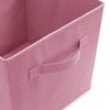 Casafield Set of 6 Collapsible Fabric Cube Storage Bins, Light