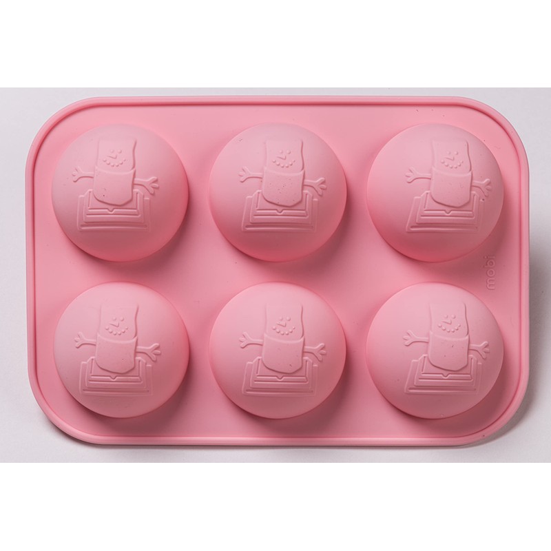 Mobi Hot Chocolate Cocoa Bombs Silicone Mold, S'Mores Man, for