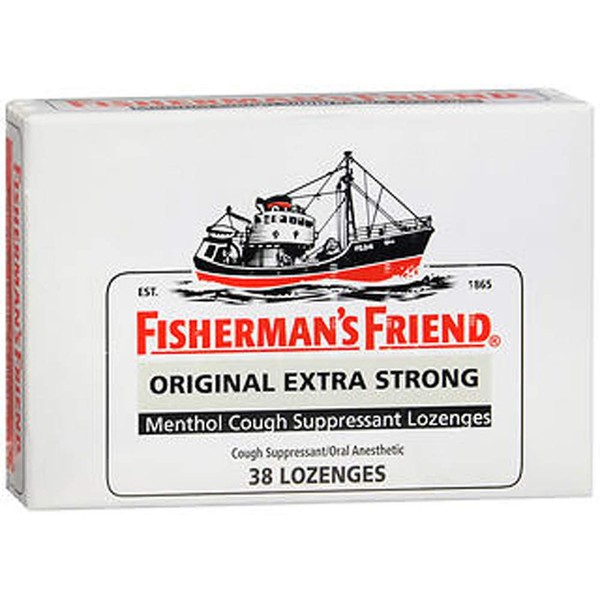 Fisherman's Friend Lozenges Original Extra Strong 38 Each (Pack of 2)