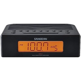 SANGEAN RCR-5 Digital AM/FM Clock Radio (Black)