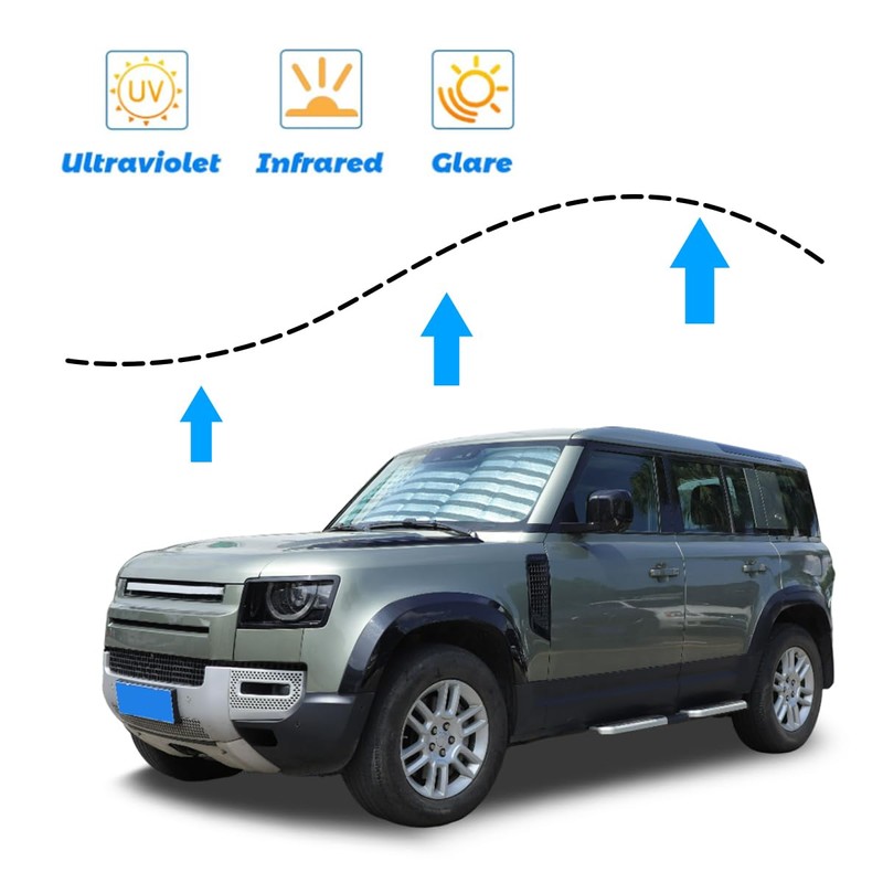 Car Windshield Sunshade for Land Rover Defender 90 110 130