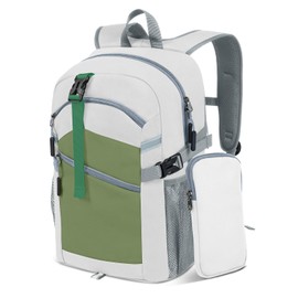 ODSSTAIPS Small Hiking Backpack, 20L Lightweight Travel Daypack with Phone Pocket, Perfect for Men and Women – Ideal for Hiking, Traveling, and Outdoor Adventures,White