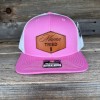 Richardson MAMA TRIED Richardson leather patch Trucker hat