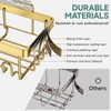 Veken Adhesive Shower Caddy 6-Pack,Gifts for Women Mom,Heavy Weight Bearing,Large