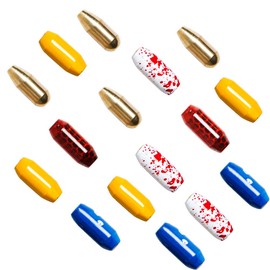 Dr.Fish 50 Pack Brass Fishing Lure Bodies Spinner Making Accessories Pill Shape Weights Lure Making Accessories Supplies Parts DIY