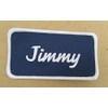 Name Jimmy patch Embroidered uniform name patch New