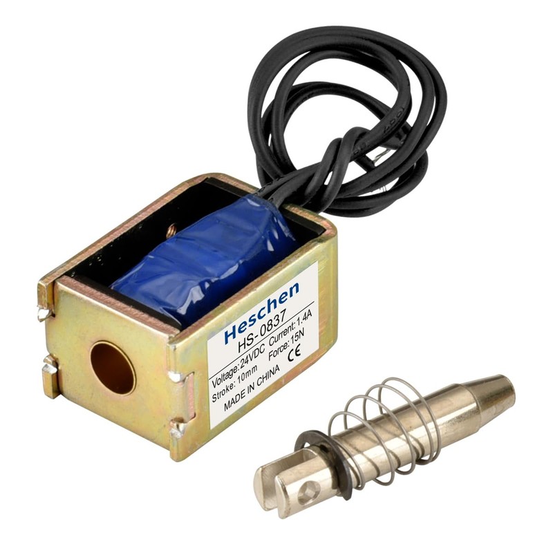 Hechen Magnetic Electromagnetic Net HS-0837 DC24V 15N 10 mm Hub