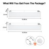 Shuntong Premium Shower Caddy, 2 Pack White, Rustproof Stainless Steel