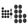 Deluxe 20pzs Clips Sujeta Cables Organizador Escritorio Adhesivos