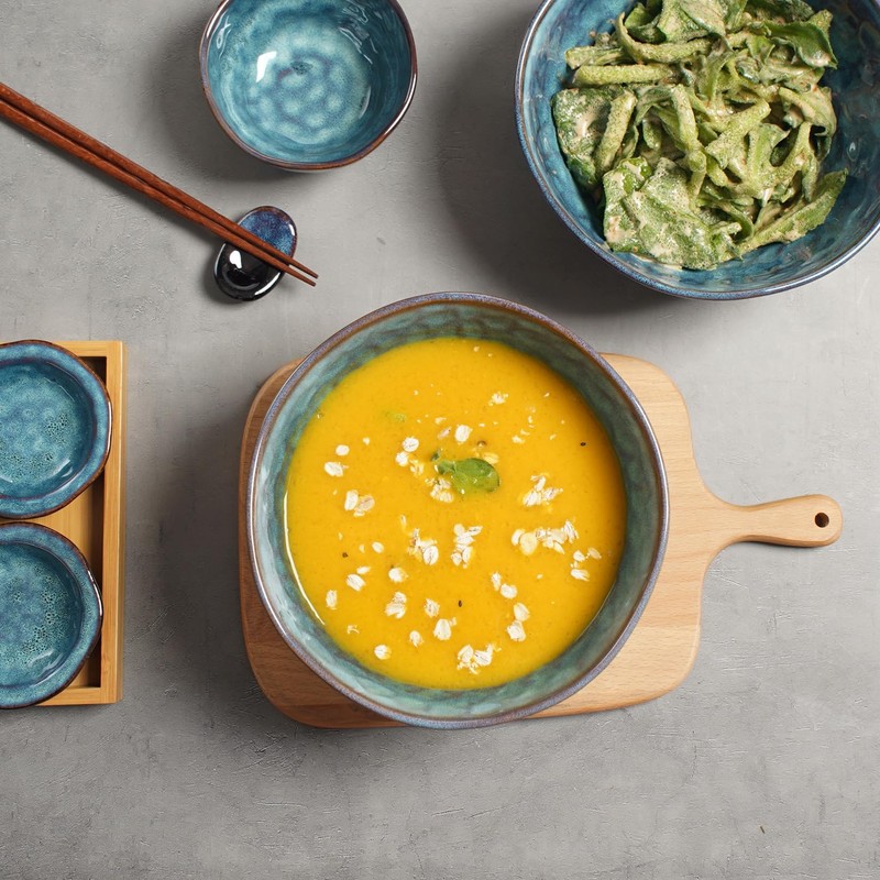 STE-CER 60 oz Large Ceramic Soup Bowl,8.2 Inch Stoneware Serving