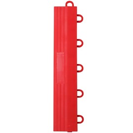 ISL Garage Tile, Solid Side Parts, Female Type, Red, Set of 8, Commercial Use, High Load Capacity Model
