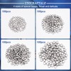 UNICRAFTALE 400 Pieces 4 Sizes Spacer Beads 304 Stainless Steel