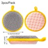 3Pcs Kitchen Dish Sponge Dish Scrubber Scrub Sponges, Non-Scratch Cleaning