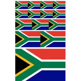 Daged South Africa sticker card, 14 pieces, car, motorcycle, biker flag, vinyl 14 F