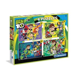 Clementoni Jigsaw Puzzle 20 pieces - 4 Puzzles - Ben 10