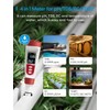 Flysocks 4-in-1 Digital Water Tester - Measure pH, TDS, EC