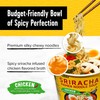 CHOI Sriracha Ramen Noodle Soup, Chicken Flavored - Microwavable Bowl,