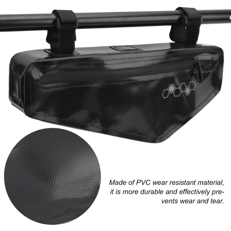 Bicycle Triangle Frame Bag Large Capacity Waterproof Mountain Bike Pouch
