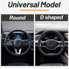 KAFEEK Elastic Stretch Steering Wheel Cover,Warm in Winter and Cool