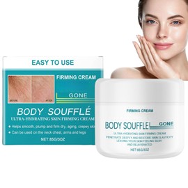 Crepe Be Body Gone Souffle,Firming Neck Cream,Ultra Hydrating Crepe Skin Firm/ing Cream for Neck/Legs/Arms,Ne/ck Fir/ming Tightening Cre/am,Cr/epe Be Ne/ck Gone C/ream,Body Souffle for Women