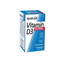 HEALTH AID VITAMIN D3 50.000IU 30CAPSULES
