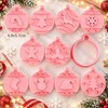 Christmas Cookie Mold Set for Holiday Baking – 10 Festive