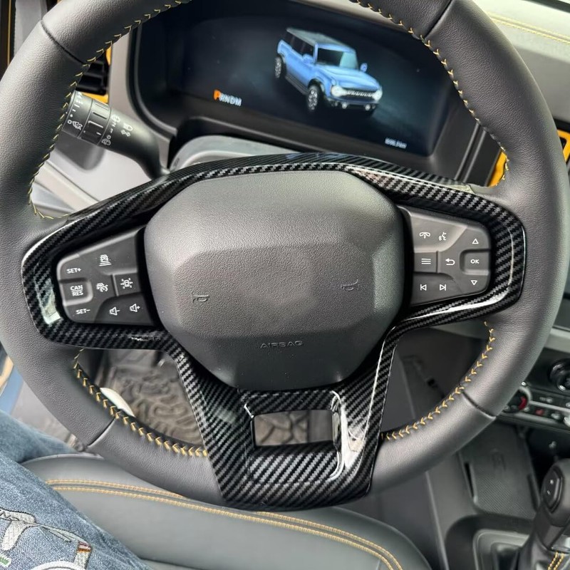RQING for Ford Bronco 2023 2024 2025 Wheel Steering Trim