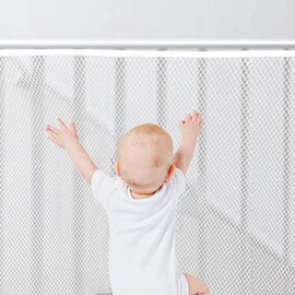 Child Safety Net, Stairs Protective Netting, Mesh Rail Guard, Railing Stairs Netting, Stairs Guard Protective Netting, Suitable for Stairs, Railings, Cribs, Corridors, Balconies (2m x 78cm)