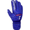 Reusch Attrakt Silver Junior Gloves, Deep Blue/Blue, 4.5 EU