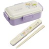 Skater ABC3AG-A Sumikko Gurashi Rabbit Rice Bowl Set, 7.1 inches