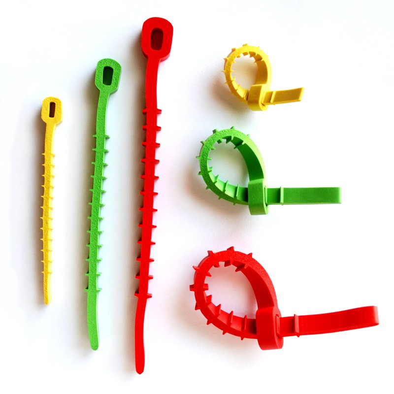 Q Knot Reusable Cable Tie, 25-Piece Pack
