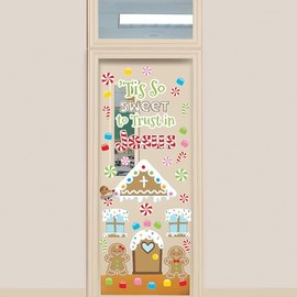Fun Express Faith Gingerbread Door Decorating Kit 42 Pieces