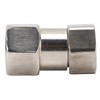 5PCS Plumbing Fittings Stainless Steel Female Thread Pipe Adapter Fittings