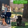 Uppcasir Dog Poop Trash Can Outside with Pooper Scooper, 20L/5Gal