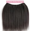 Kinky Straight Bundles Human Hair 16 18 20 Inch Yaki