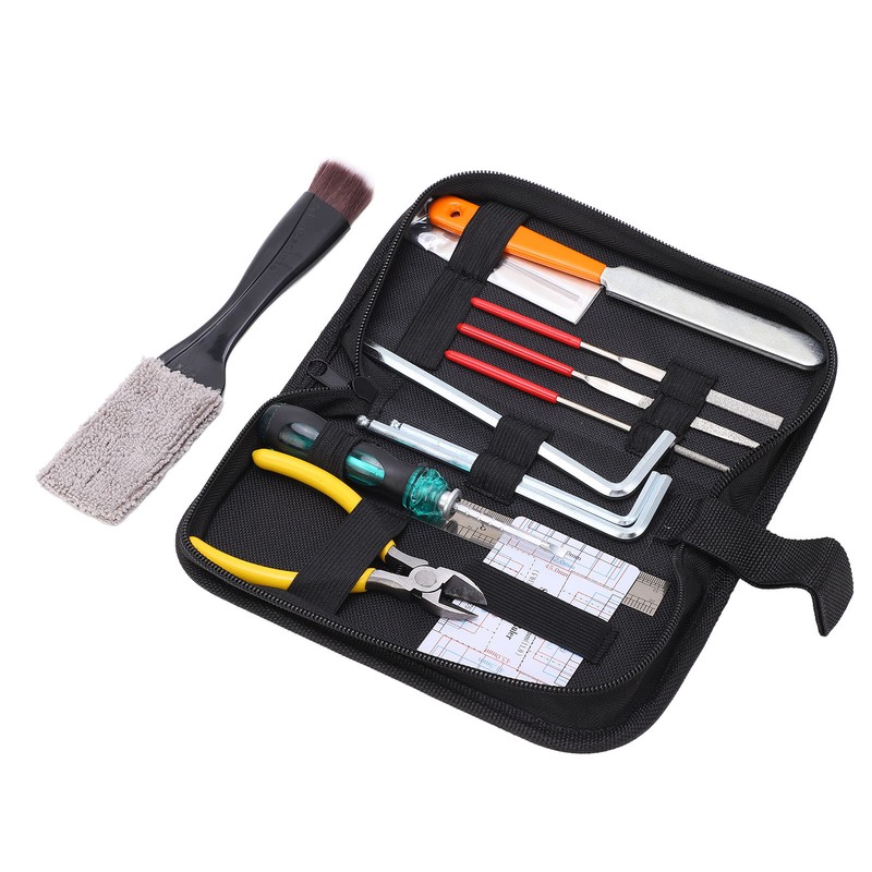 Guitar Repairing Tool Kit Maintenance Files with Carry Bag for
