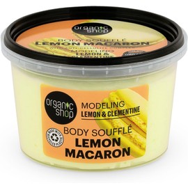Organic Shop Crema Corporal Anticelulítica De Limón, 100% Vegana Y Orgánica, Hidratante Y Nutritiva Diaria, Loción Natural Para Rostro, Manos Y Pies, Cuidado Intensivo Y Tonificación. 250 Ml