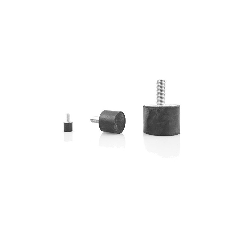 10 x Rubber Ferrule Type D Diameter 15 mm Height