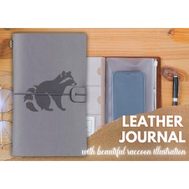 InnoBeta Raccoon Gifts for Women/Men, Gifts for Raccoon Lover, Raccoon Journal, Notebook, Sketchbook, Travel Diary, 7.8x5 Inches