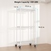 FUTASSI P3 Mini Rolling Clothes Rack, Clothing Racks for Hanging