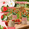 Retrowavy 6 Sets Strawberry Centerpieces for Tables Artificial Strawberry Daisy